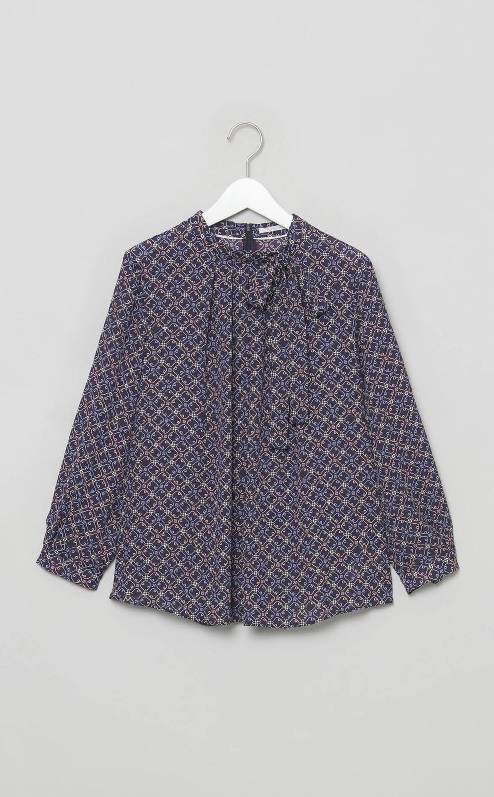 リバティプリントフロンタックブラウス