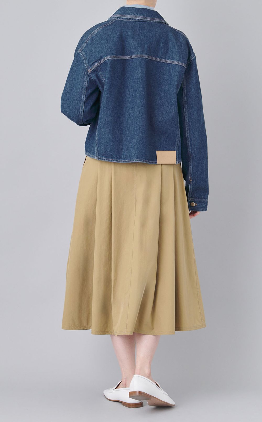 デニムクロップドジャケット