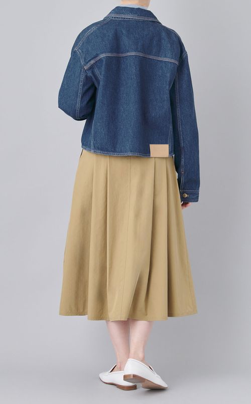 デニムクロップドジャケット