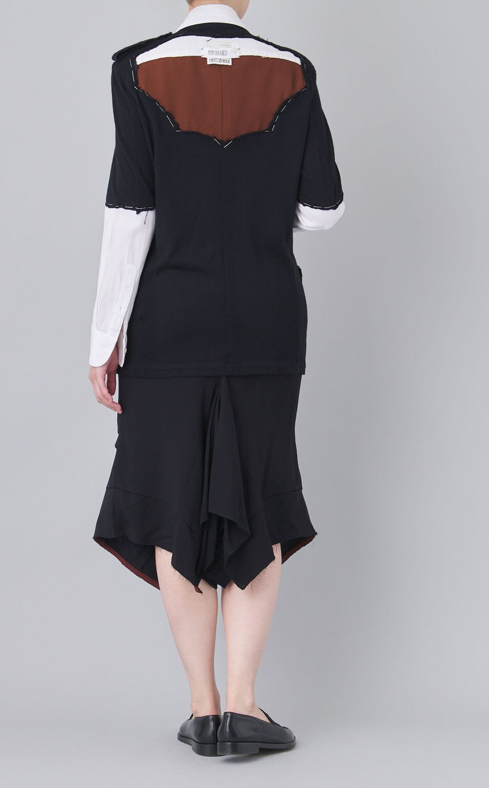 【roop】DOUBLE ATATCHES FLARE SKIRT