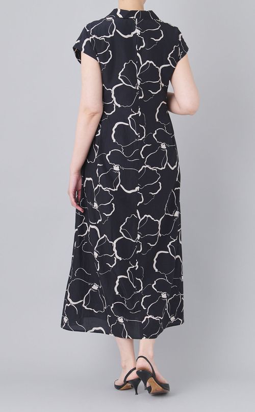 フラワープリントワンピース