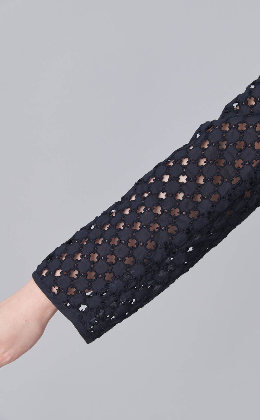 コットンフラワー刺繍ジャケット