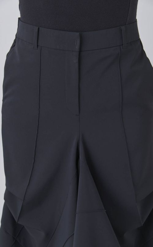 【roop】DOUBLE ATATCHES FLARE SKIRT
