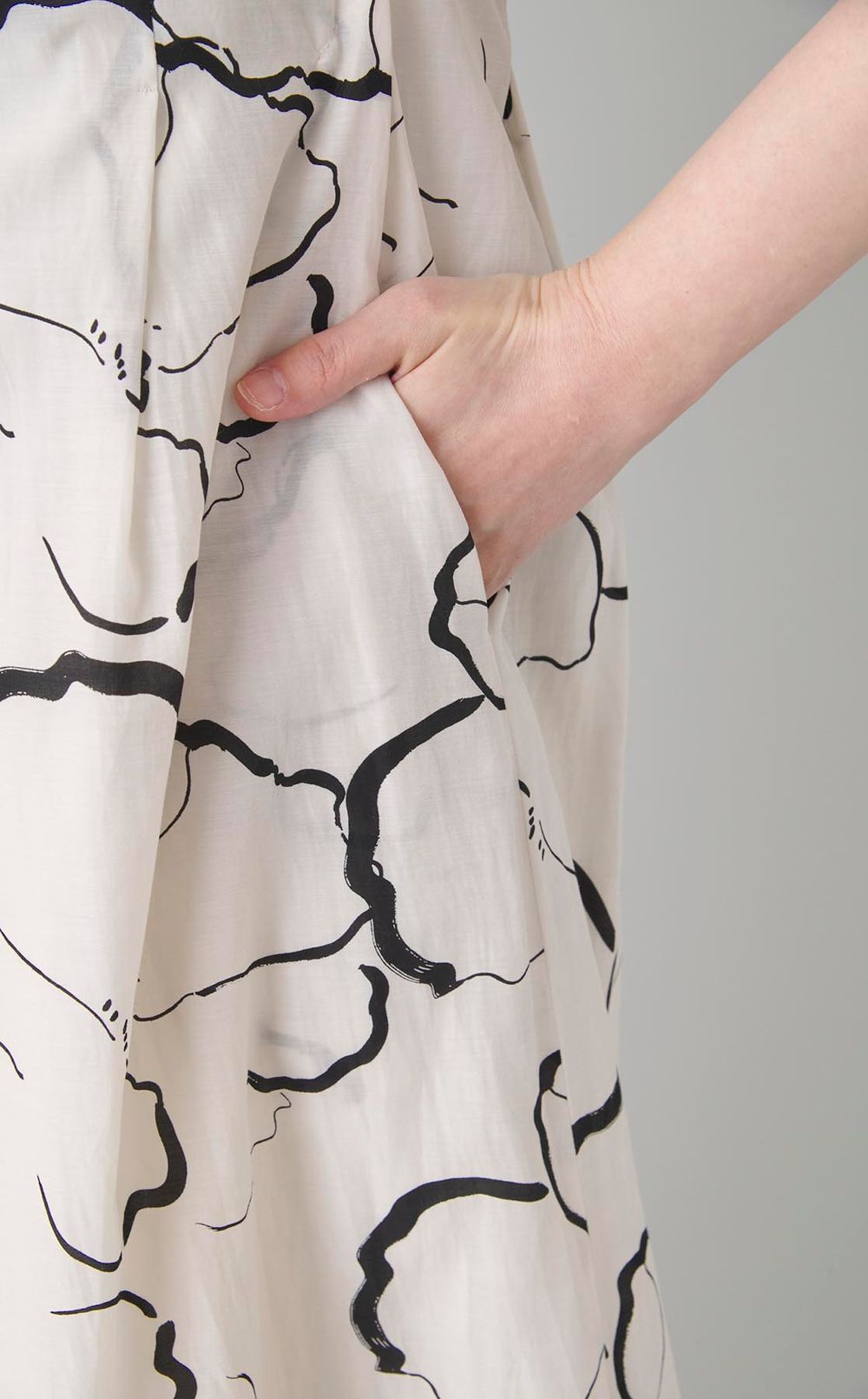 フラワープリントワンピース