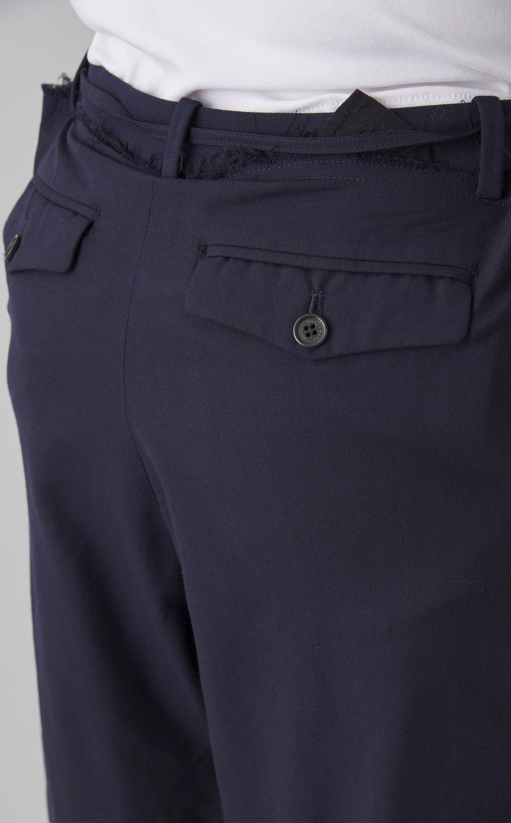 【roop】LAYERD BICOLOR FLARE PANTS