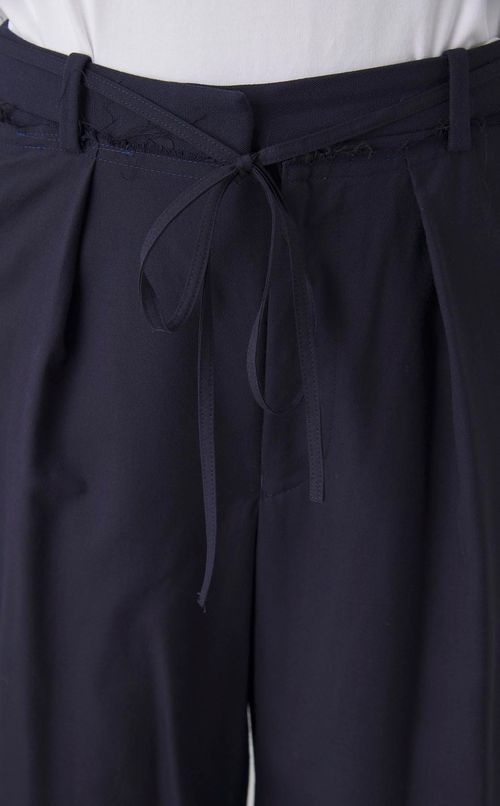 【roop】LAYERD BICOLOR FLARE PANTS