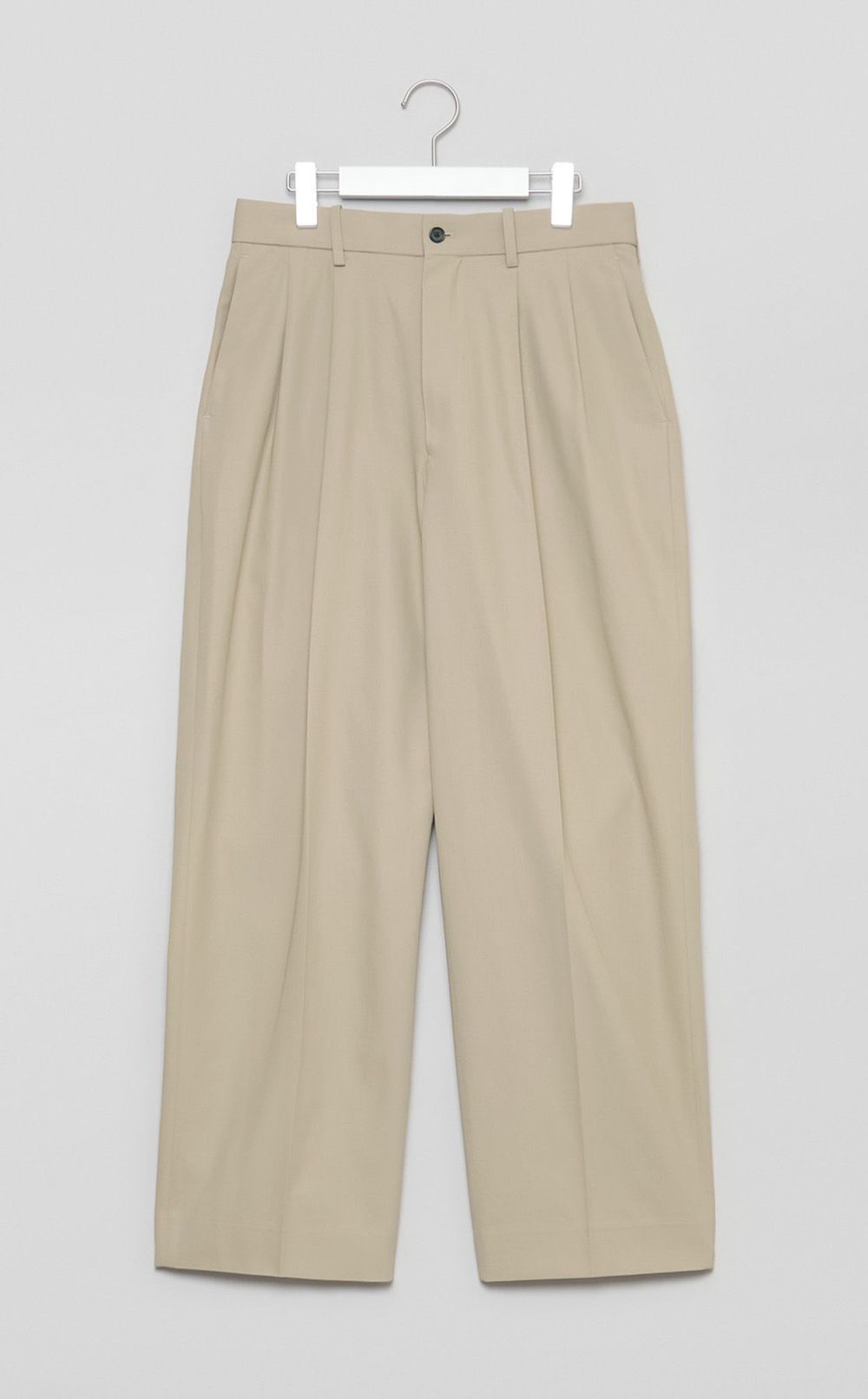 ダブルプリーツトラウザー