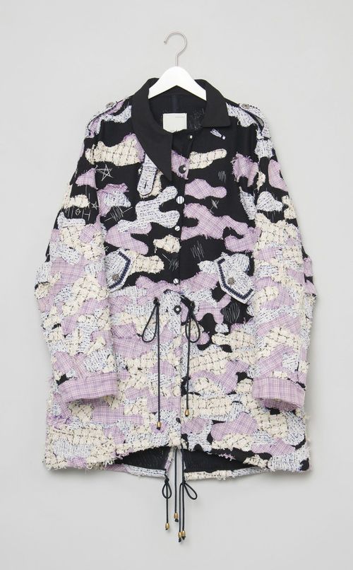 【roop】countrysid estand collar coat