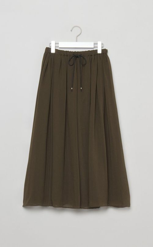 オーガンジーギャザースカート