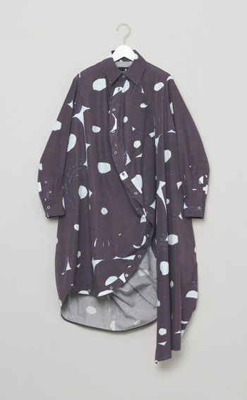 ヘラルボニーボールシャツワンピース