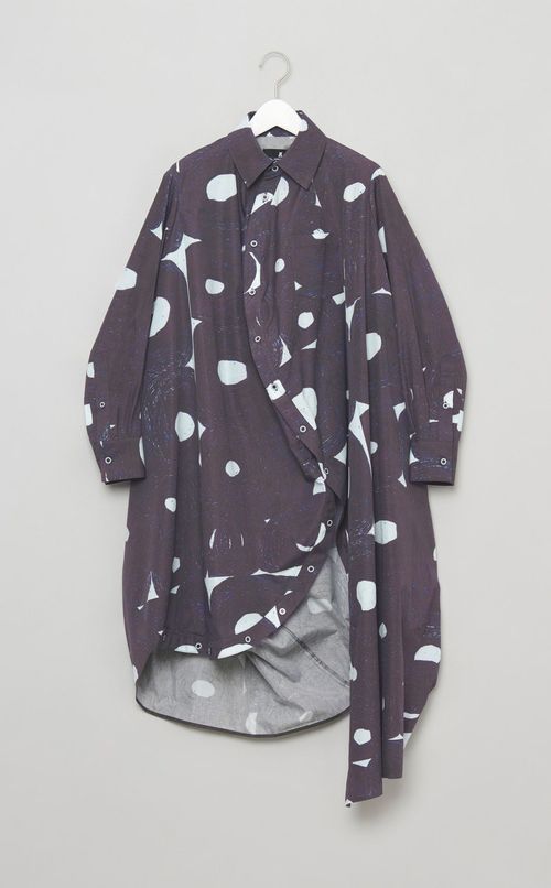 ヘラルボニーボールシャツワンピース