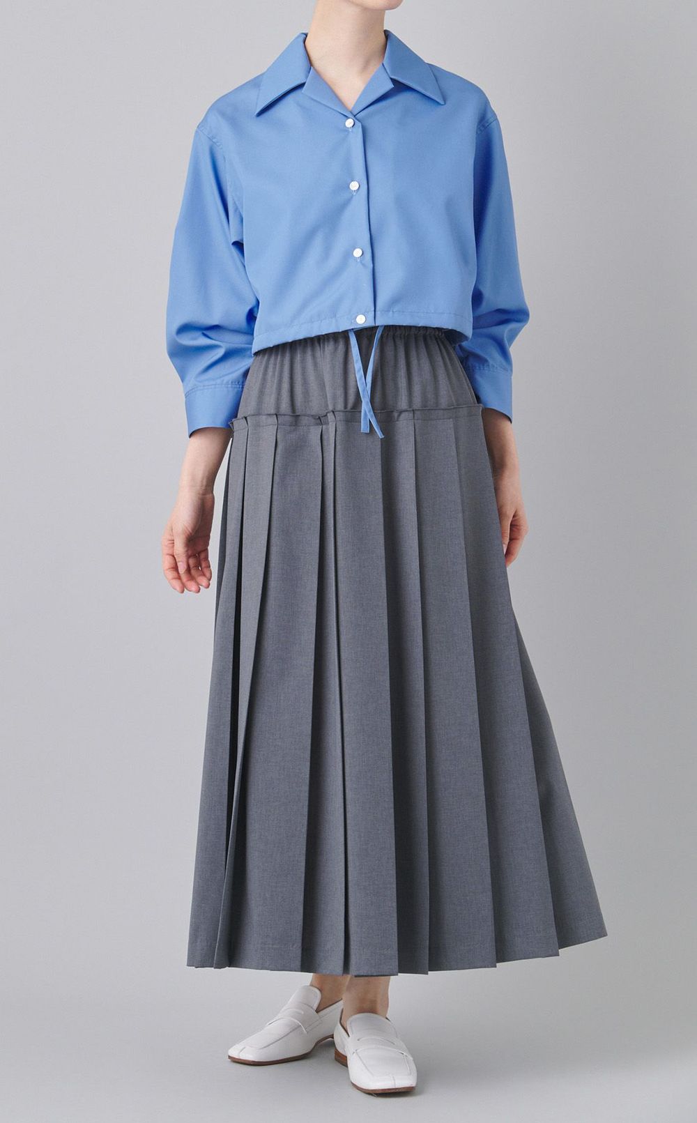 ワイドプリーツイージースカート