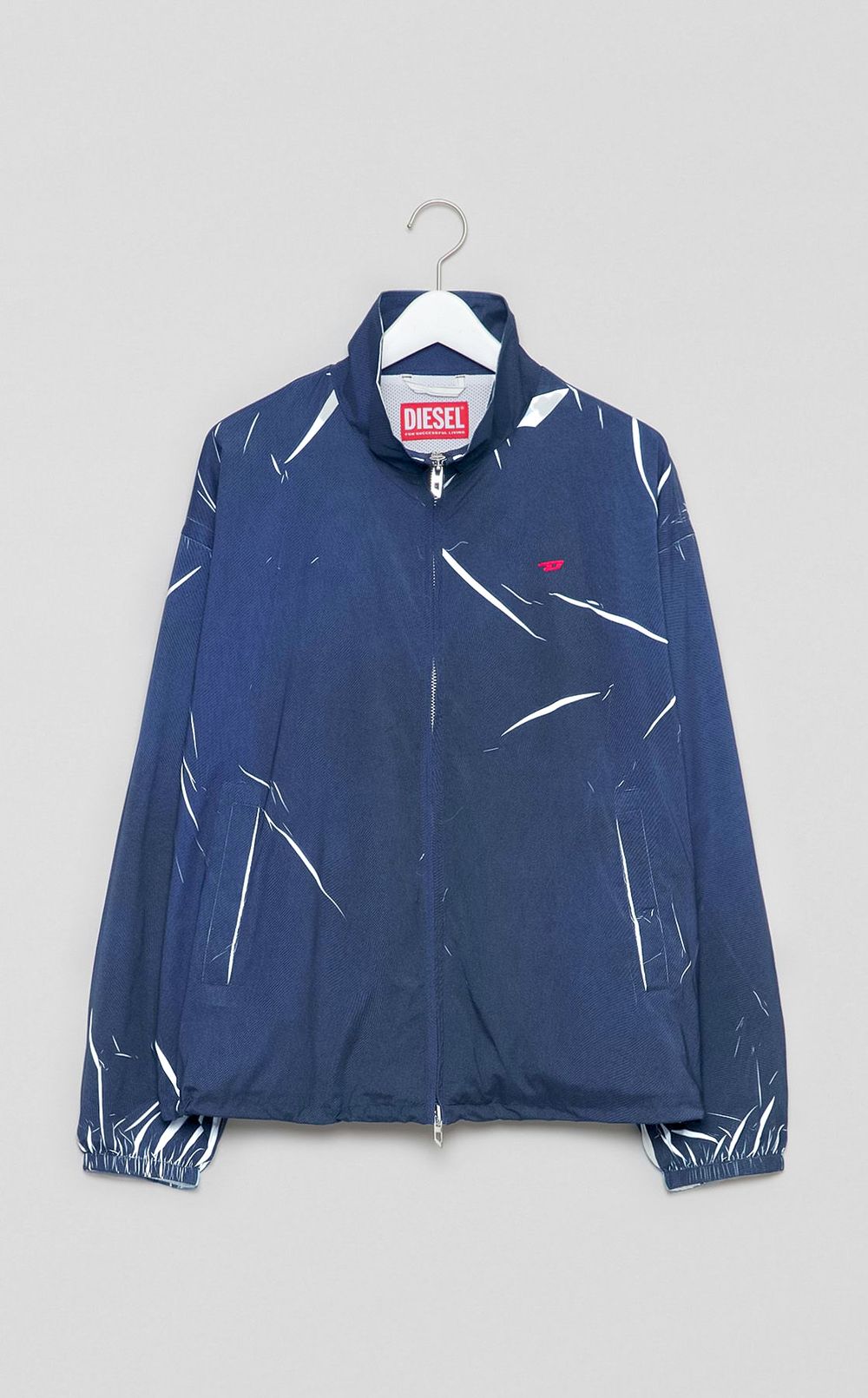 プリンテッドナイロンブルゾン