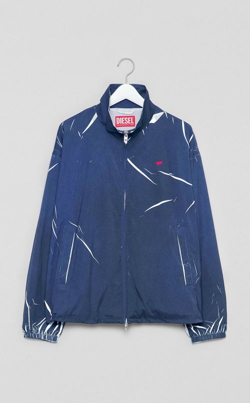 プリンテッドナイロンブルゾン