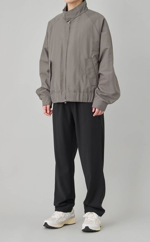 コットンナイロンハリントンジャケット