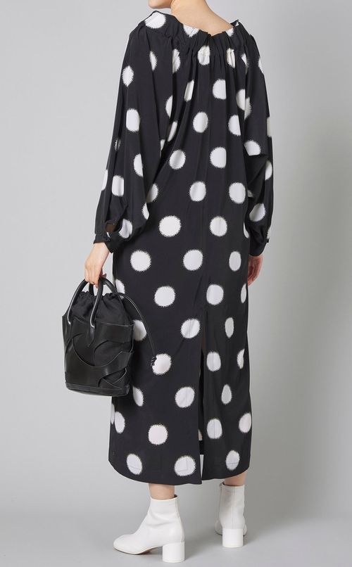 レザー切替ショルダーバッグ