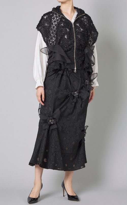 フラワージャガードマーメイドスカート