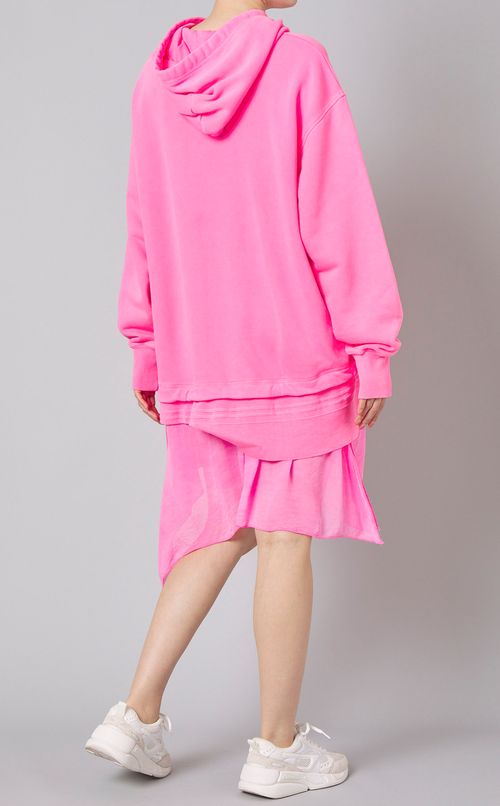 スウェットレイヤードミニワンピース