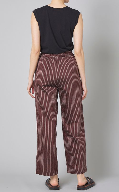 ストライプイージーパンツ