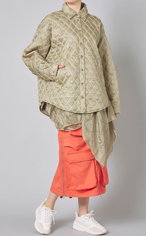 ナイロンキルティングブルゾン