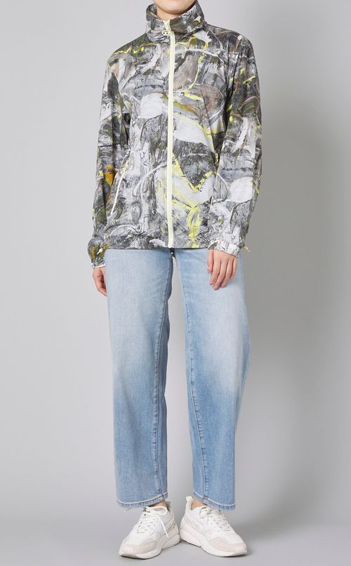 マルチプリントナイロンブルゾン