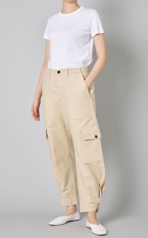 コットンサイドポケットカーゴパンツ