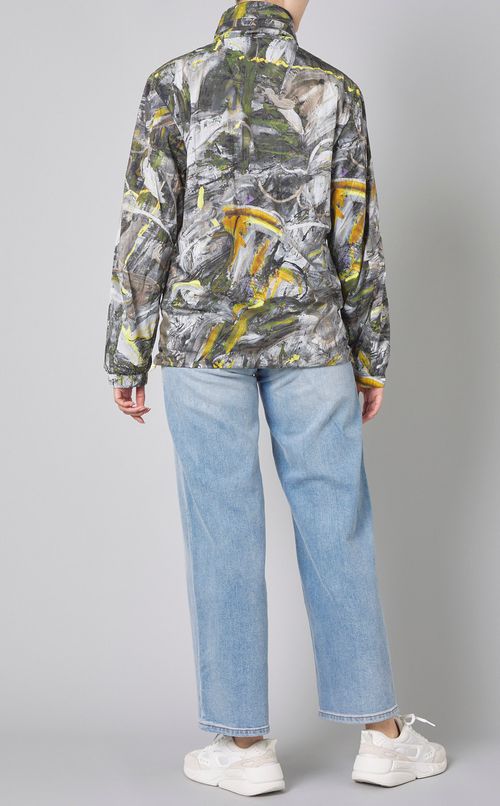 マルチプリントナイロンブルゾン