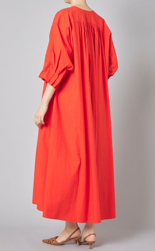 タックスリーブロングワンピース