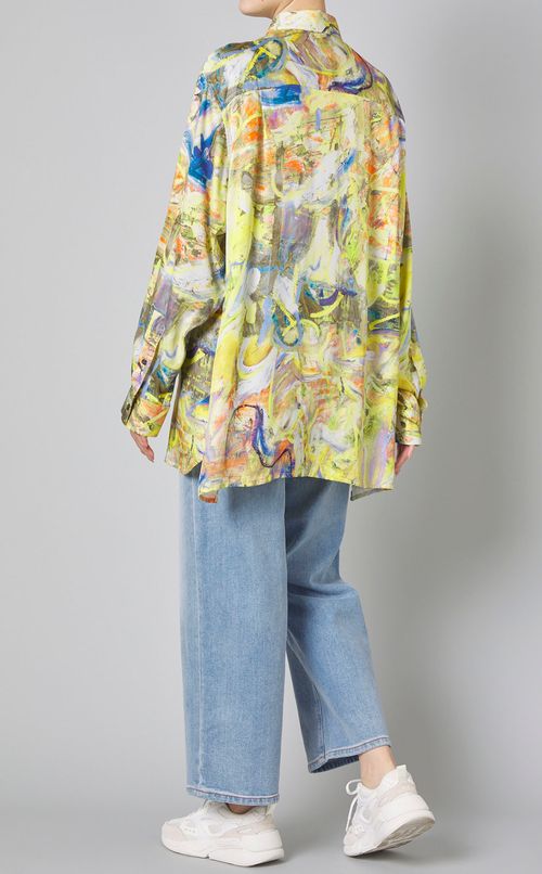 マルチプリントレギュラーカラーシャツ