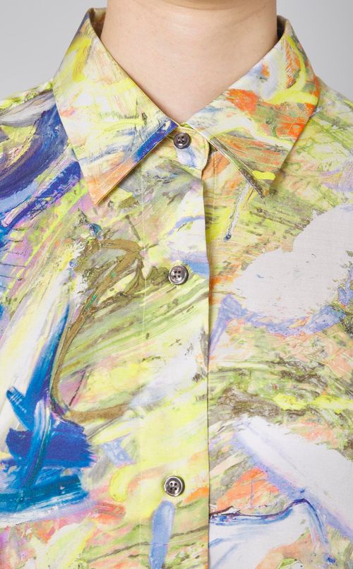 マルチプリントレギュラーカラーシャツ