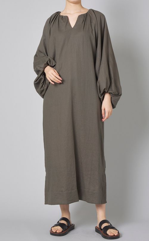 ギャザーボリュームワンピース