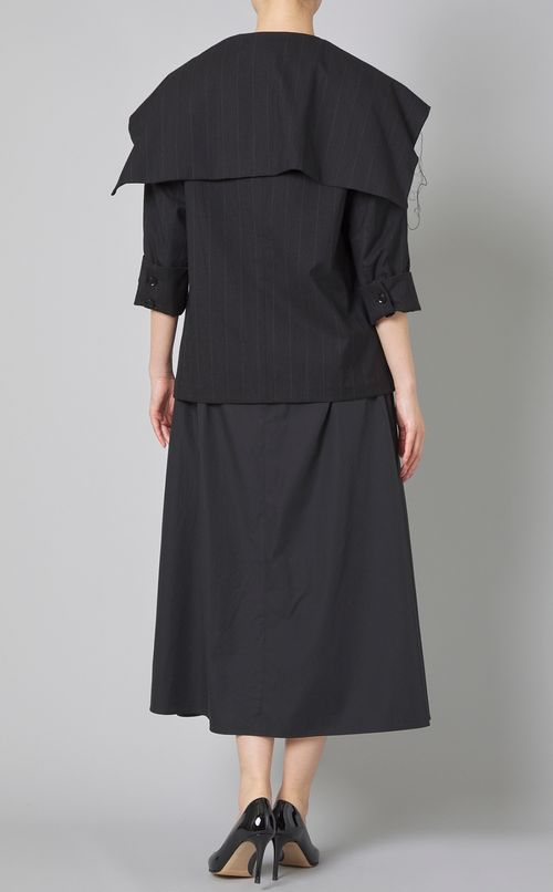 ピンストライプセーラーカラージャケット