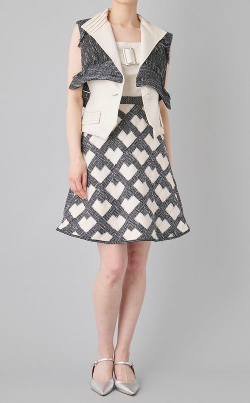 【roop】2点セット3wayツイードベスト