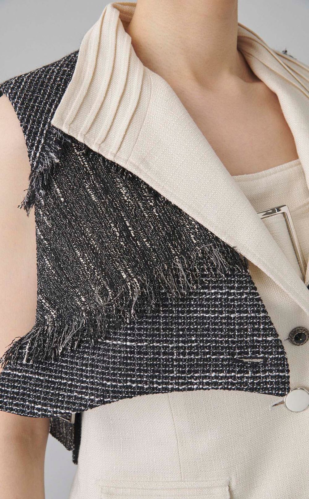 【roop】2点セット3wayツイードベスト