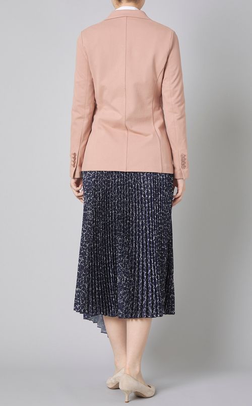 ピケシングルロングジャケット