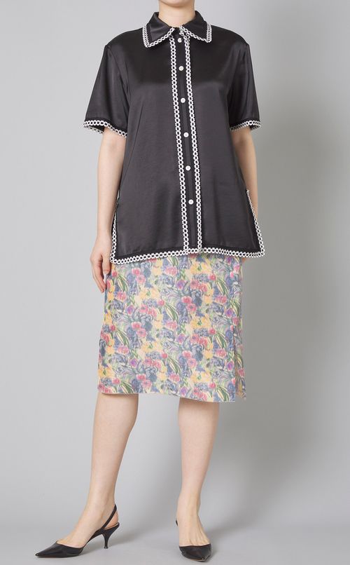 レーストリミングショートスリーブシャツ