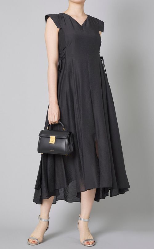 【別注】フロントジップフレアワンピース