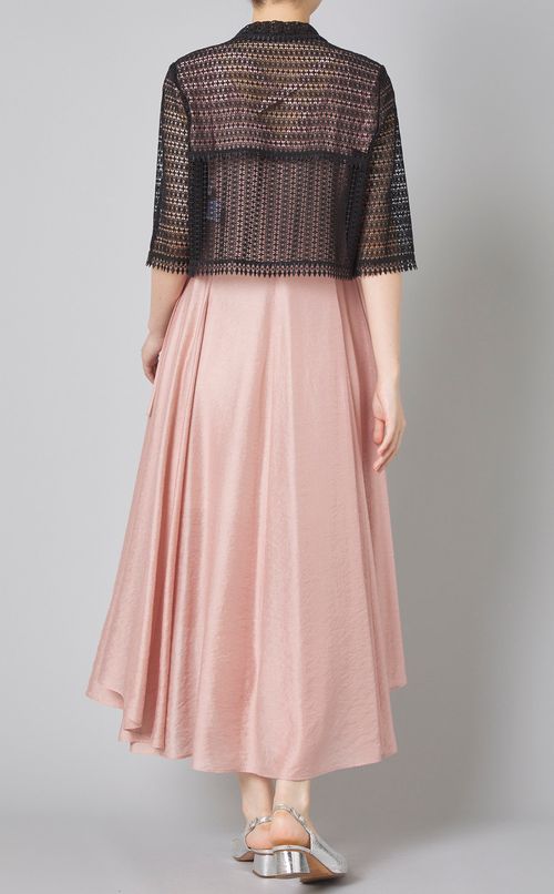 ケミカルレースショートスリーブブラウス