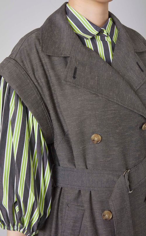 トレンチジレワンピース