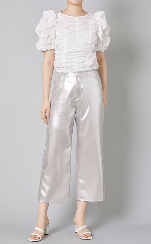 リフレクトストレートパンツ