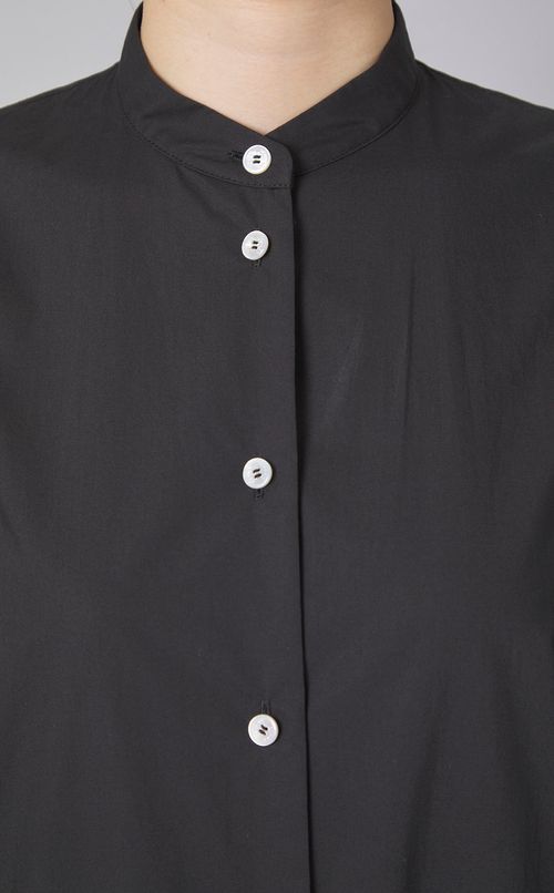 コットンギャザースリーブロングワンピース