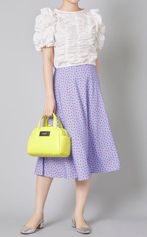 PUFFEDレザーミニバッグ