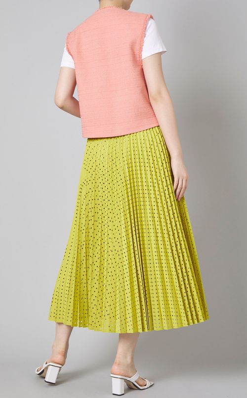 スラブツイードショートジレ