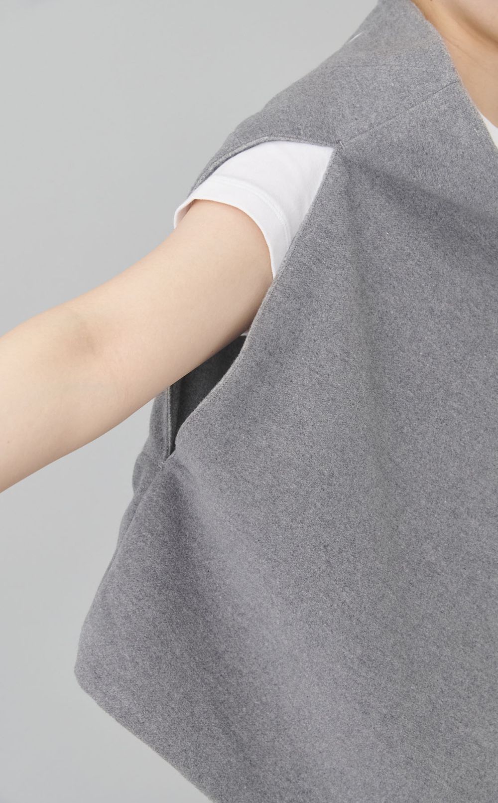 【roop】パッチワークスカーフベスト