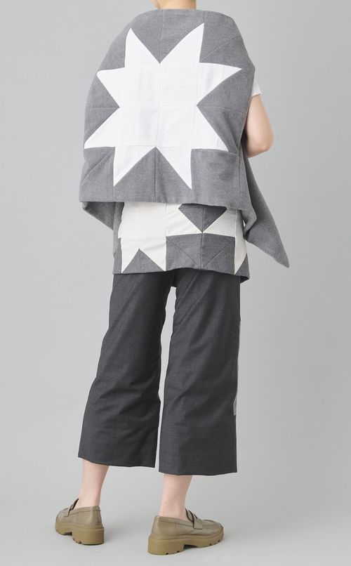 【roop】パッチワークスカーフベスト