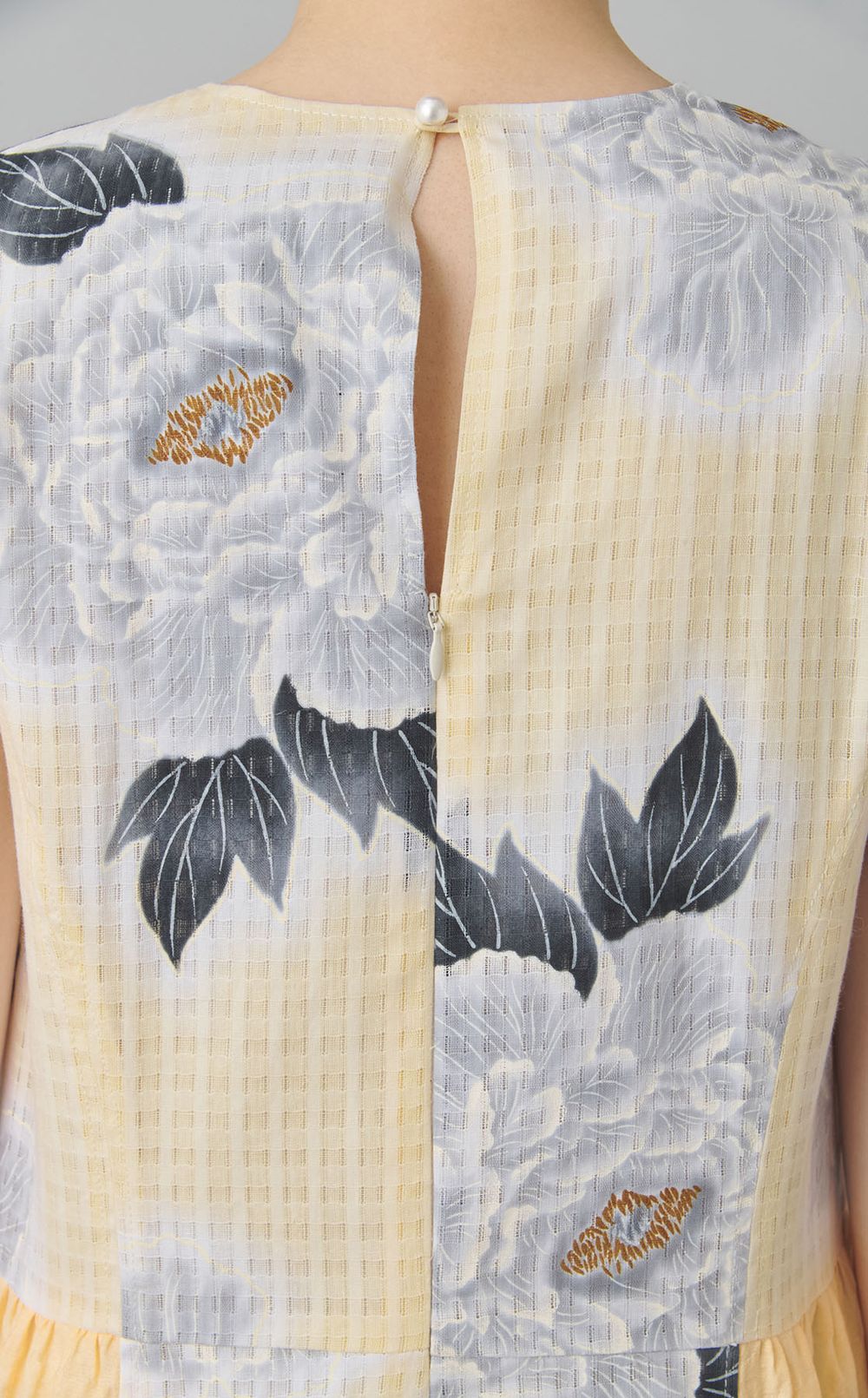 【roop】Floral KIMONO MIX Gather DressⅠ