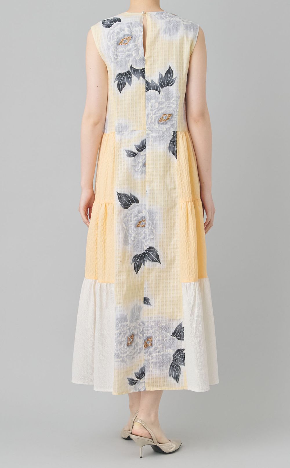 【roop】Floral KIMONO MIX Gather DressⅠ