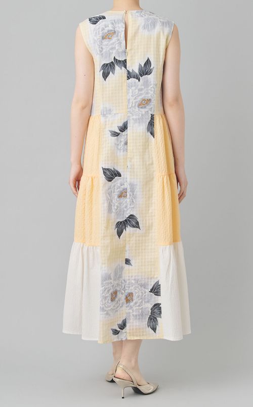 【roop】Floral KIMONO MIX Gather DressⅠ