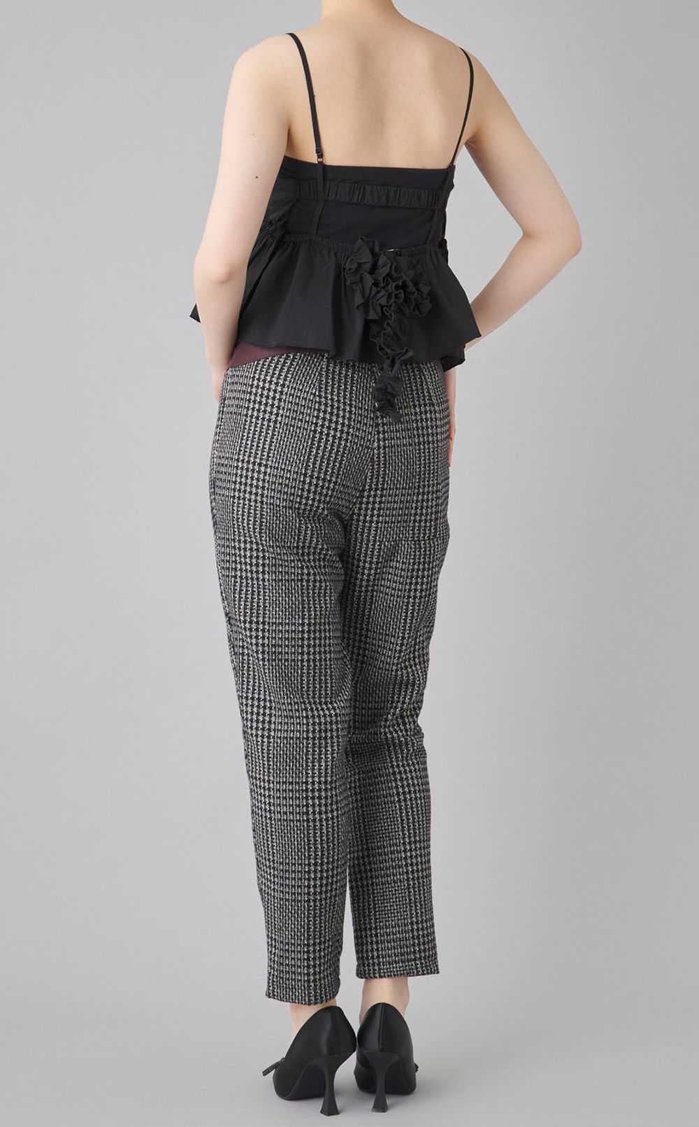 【roop】ウエスト切り替えパンツ