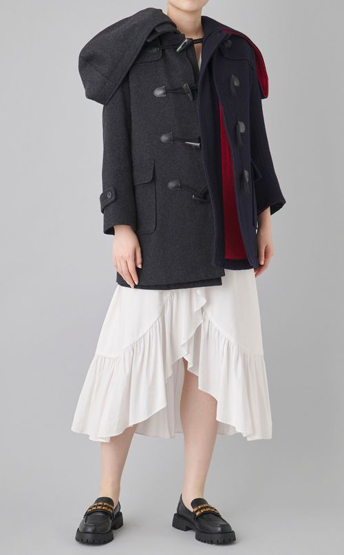 【roop】2枚剥ダッフルコート